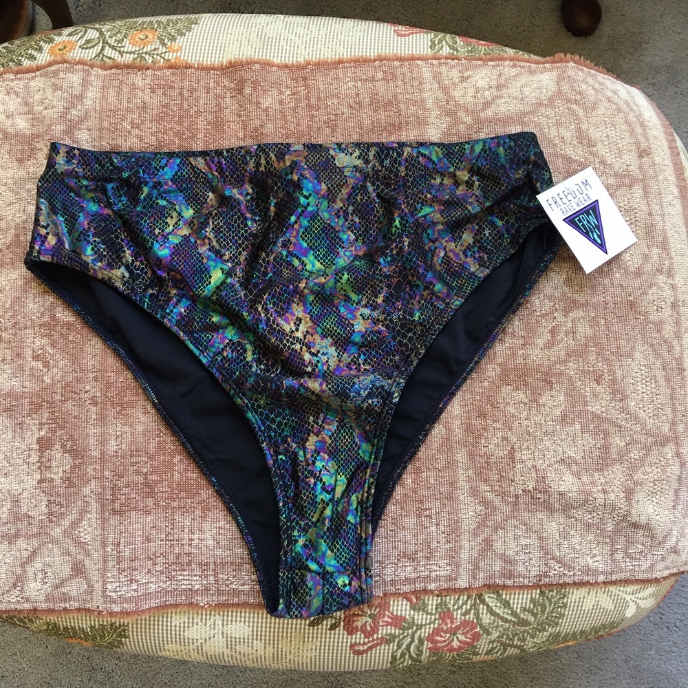 Freedom Ravewear SnakeSkin Highwaisted Rave bottom